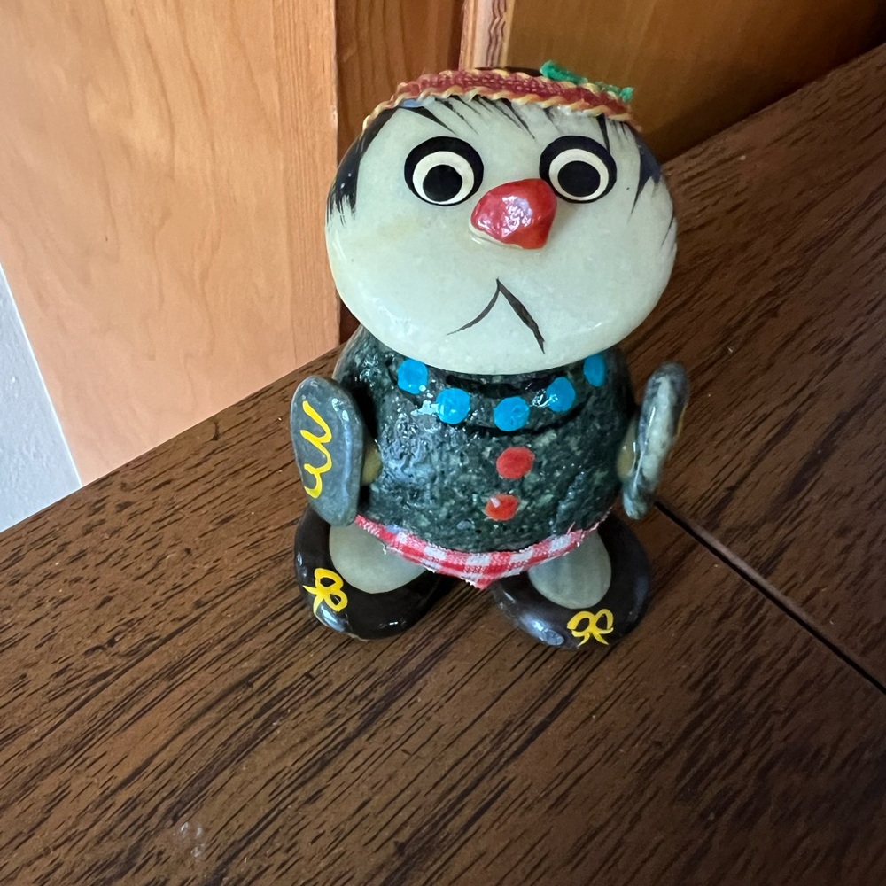 Vintage 1970’s Rock Native American Figurine